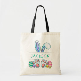 Paasbunny Easter Egg Hunt Canvas tas