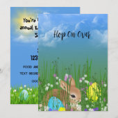 Paasbunny Egg Hunt Party (Voorkant / Achterkant)