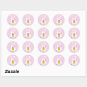 Paasbunny | Egg Hunt Ronde Sticker (Vel)