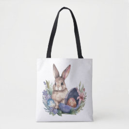 Paasbunny Egg Hunting Tote Bag