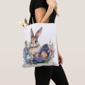 Paasbunny Egg Hunting Tote Bag (Dichtbij)