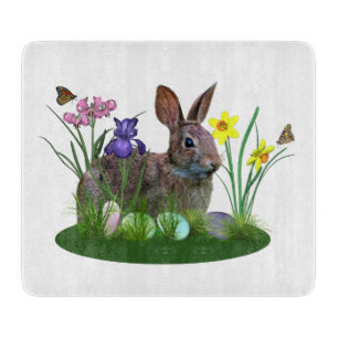 PaasBunny, Eieren en Lentbloemen Snijplank