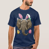 PaasBunny Elephant Funny Easter Elephant T-shirt (Voorkant)