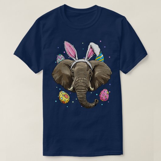 PaasBunny Elephant Funny Easter Elephant T-shirt (Design voorkant)