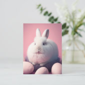 PaasBunny en Briefkaart eieren (Staand voorkant)