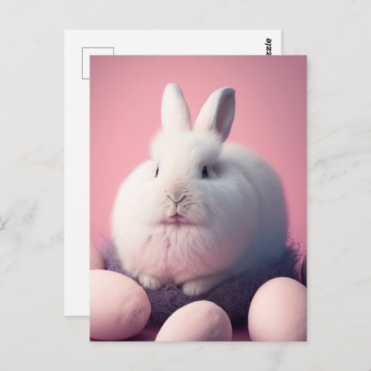 PaasBunny en Briefkaart eieren (Voorkant / Achterkant)