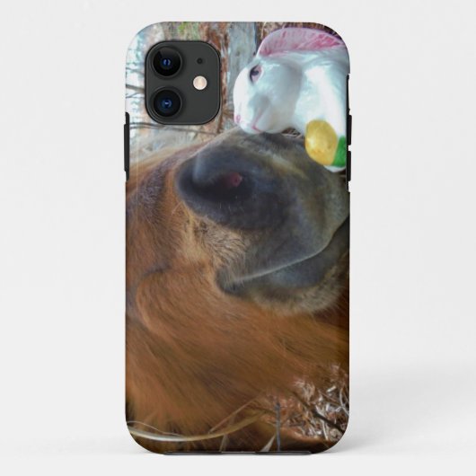 PaasBunny en bruin paard Case-Mate iPhone Case (Achterkant)