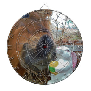 PaasBunny en bruin paard Dartbord