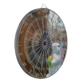 PaasBunny en bruin paard Dartbord (Voorkant Links)