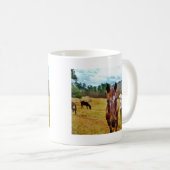 PaasBunny en bruin paard Koffiemok (Voorkant rechts)