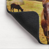 PaasBunny en bruin paard Muismat (Hoek)