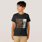 PaasBunny en bruin paard T-shirt (Voorkant volledig)