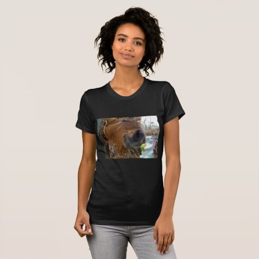 PaasBunny en bruin paard T-shirt (Voorkant volledig)