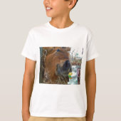 PaasBunny en bruin paard T-shirt (Voorkant)