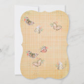 PaasBunny en Butterfly Brunch en Egg Hunt Kaart (Achterkant)