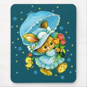 paasbunny en Chick. CadeauMuismatten Muismat