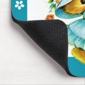 paasbunny en Chick. Geschenk Muismat (Hoek)