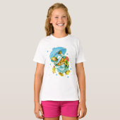  paasbunny en Chick. Gift Kinder T-Shirts (Voorkant volledig)