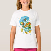  paasbunny en Chick. Gift Kinder T-Shirts (Voorkant)