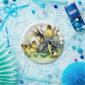  paasbunny en chick papieren bordje (Feest)