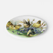  paasbunny en chick papieren bordje (Gekanteld)