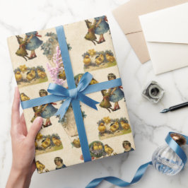  paasbunny en damesfeest cadeaupapier