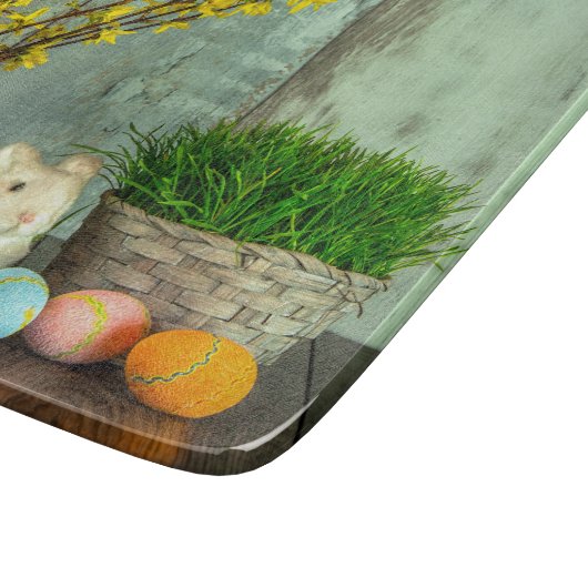 PaasBunny en Egg Scene Snijplank (Hoek)