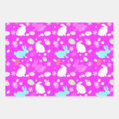 PaasBunny en eieren Inpakpapier Vel (Voorkant)