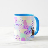 PaasBunny en eieren Mok (Voorkant rechts)