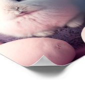 PaasBunny en eieren Poster (Hoek)