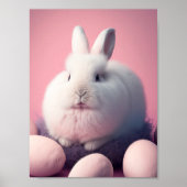 PaasBunny en eieren Poster (Voorkant)