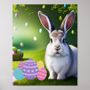 PaasBunny en eieren Poster