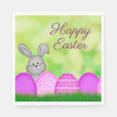 PaasBunny en eieren Servet (Voorkant)