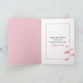 PaasBunny en Flowers Kaart (Binnen)