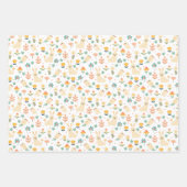 PaasBunny en Flowers Spring Inpakpapier Vel (Voorkant)