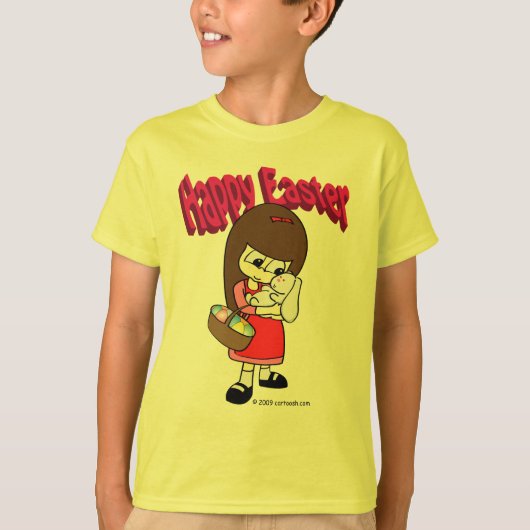 PaasBunny en het meisje T-shirt (Voorkant)