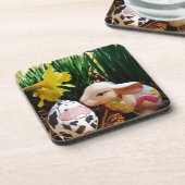 PaasBunny en koe-ei Drankjes Onderzetter (Linkerzijde)