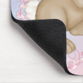paasbunny en mandje muismat (Hoek)