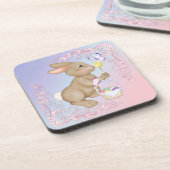 paasbunny en mandje onderzetter (Linkerzijde)