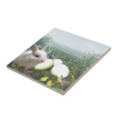 PaasBunny en paaseieren Tegeltje (Zijkant)