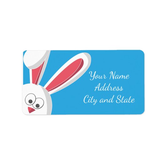 Paasbunny Etiket (Voorkant)