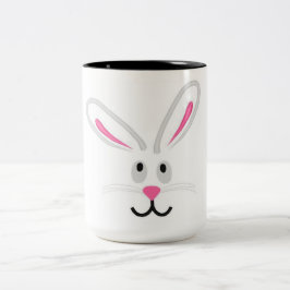 PaasBunny Face Tweekleurige Koffiemok
