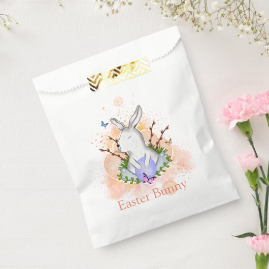 PaasBunny Favor Bag Bedankzakje (Gezegeld)