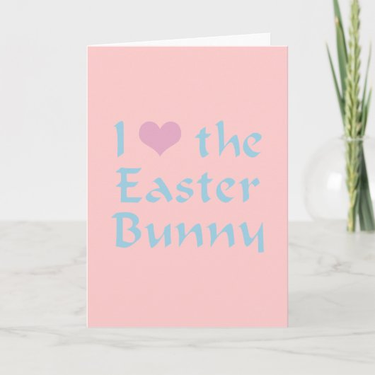 Paasbunny Feestdagen Kaart (Voorkant)