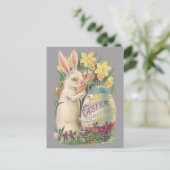 paasbunny feestdagenkaart (Staand voorkant)