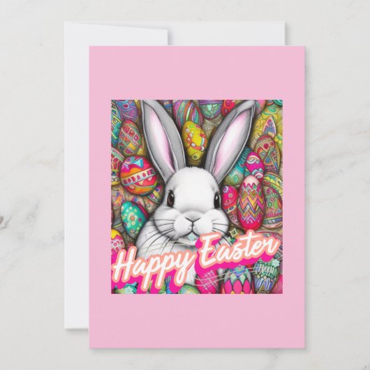 Paasbunny Feestdagenkaart (Voorkant)