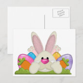 Paasbunny Feestdagenkaart (Voorkant / Achterkant)