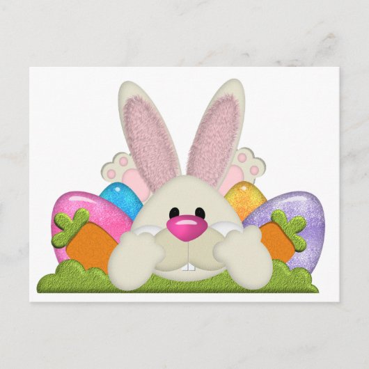 Paasbunny Feestdagenkaart (Voorkant)