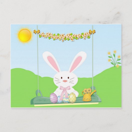 Paasbunny Feestdagenkaart (Voorkant)