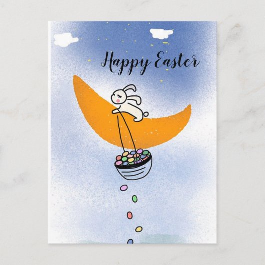 Paasbunny Feestdagenkaart (Voorkant)